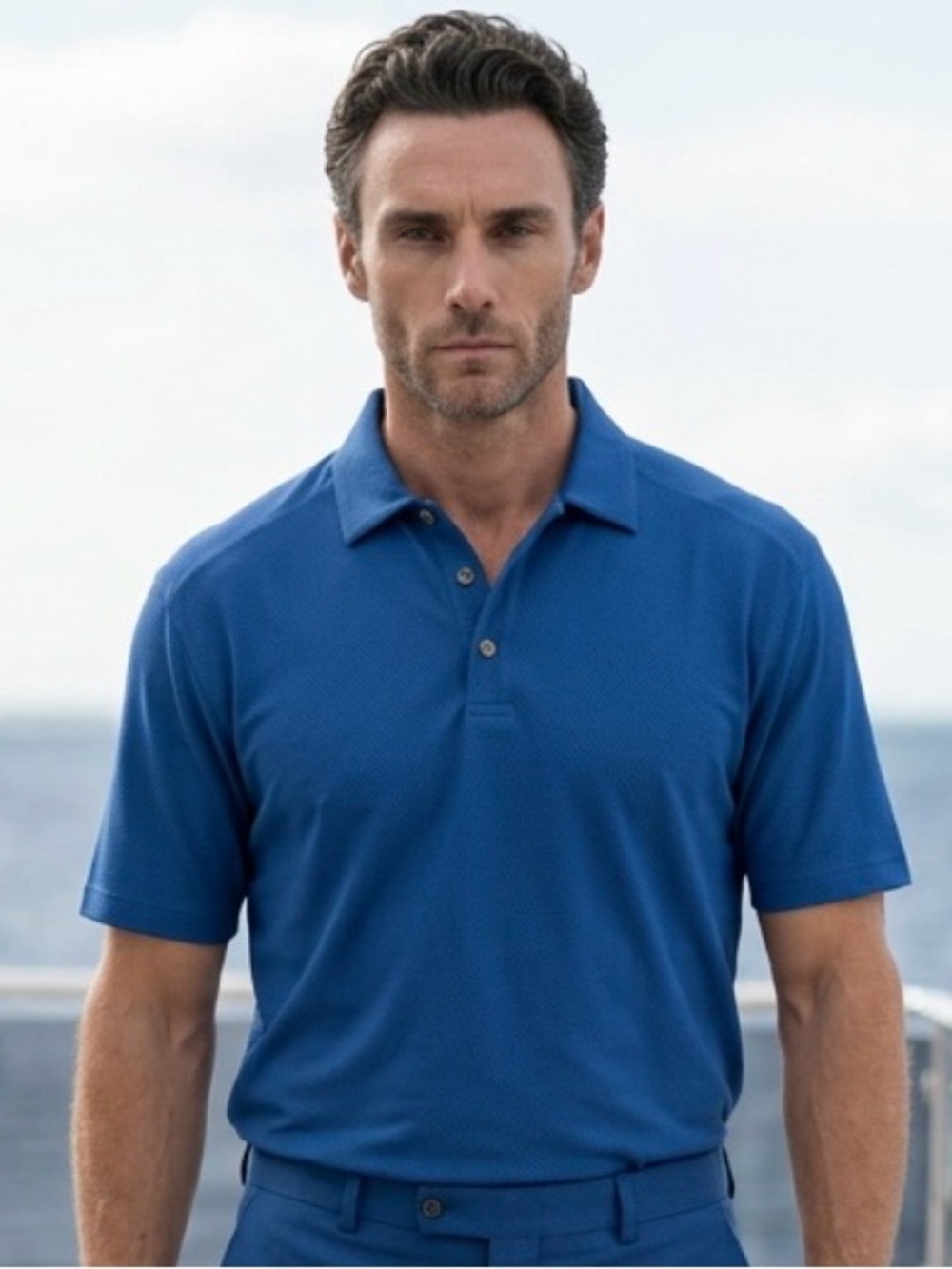 2 for $30 | Nike Dry-Fit Blue Men's Polo Shirt